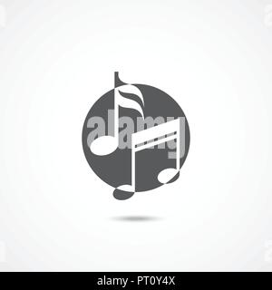 L'icône Musique vector Illustration de Vecteur