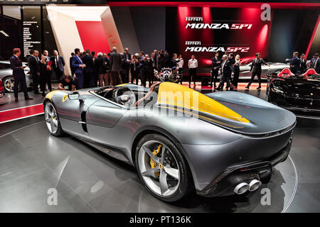 Paris, France. 2e oct, 2018. 2018 L'édition du Mondial de l'Automobile de Paris. Banque D'Images