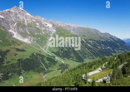 L'Autriche, la Haute Route alpine du Grossglockner, Fuscher Valley Banque D'Images