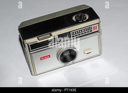 Appareil photo Kodak Instamatic 104 1970 à propos de poche Banque D'Images