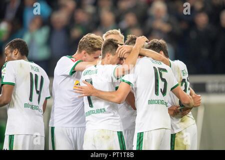 Mönchengladbach, Deutschland. Sep 26, 2018 mg de raisin. jubilation. Soccer 1.Bundesliga, 5.journée Borussia Mönchengladbach, (MG) - l'Eintracht Francfort (F) 3 : 1 le 26/09/2018 à Borussia Mönchengladbach/Allemagne. # #  DFL règlement interdit toute utilisation des photographies comme des séquences d'images et/ou quasi-vidéo # #  | Conditions de crédit dans le monde entier : dpa/Alamy Live News Banque D'Images