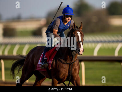 Lexington, Kentucky, USA. 4ème Oct, 2018. 05 octobre 2018 : Guerre de galops seront à l'Hippodrome de Keeneland, 05 octobre 2018 à Lexington, Kentucky. Evers/ESW/CSM/Alamy Live News Banque D'Images