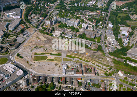 Vue aérienne, Berliner Platz, Limbecker Platz, Karstadt, Essen, Ruhr, Rhénanie du Nord-Westphalie, Allemagne, Europe, Banque D'Images