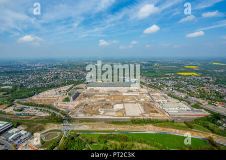 Usine Opel de jachère 1, la démolition de l'usine du sud, salles de l'administration d'OPEL, Bochum, Ruhr, Rhénanie du Nord-Westphalie, Allemagne, Europe, Banque D'Images