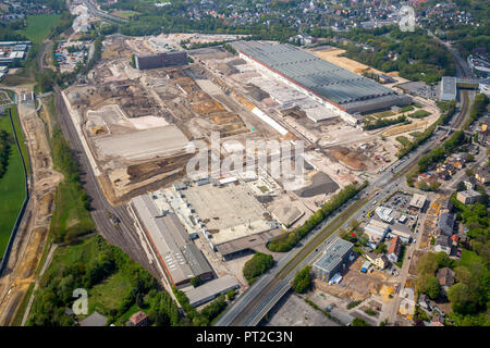 Usine Opel de jachère 1, la démolition de l'usine du sud, salles de l'administration d'OPEL, Bochum, Ruhr, Rhénanie du Nord-Westphalie, Allemagne, Europe, Banque D'Images