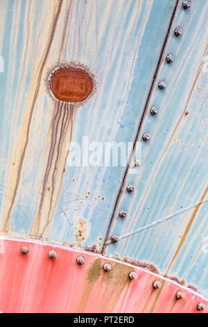 Vieux silos, portrait, abstrait, Banque D'Images