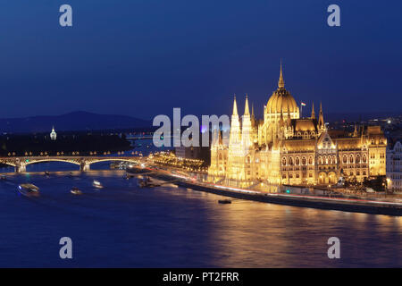 Le Parlement, Pest, Budapest, Hongrie Banque D'Images