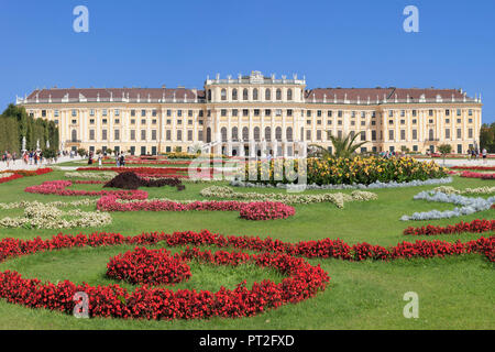 Le palais de Schönbrunn, Site du patrimoine mondial de l'UNESCO, Vienne, Autriche Banque D'Images