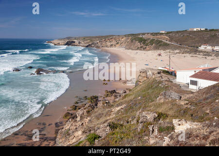 Praia da Monte Clerigo, Aljezur, Costa Vicentina, côte ouest, Algarve, Portugal Banque D'Images