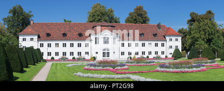 Dans la cour jardin de l'Orangerie, Kempten, souabe, Bavière, Allemagne Banque D'Images