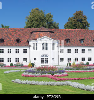 Dans la cour jardin de l'Orangerie, Kempten, souabe, Bavière, Allemagne Banque D'Images