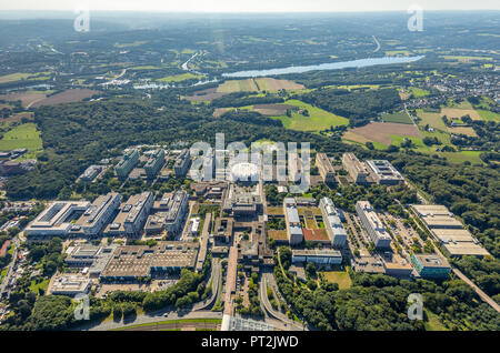 L'Université de la Ruhr de Bochum, RUB, Campus de l'Université de la Ruhr de Bochum, Audimax Auditorium, de la Ruhr, Bochum, Rhénanie du Nord-Westphalie, Allemagne Banque D'Images