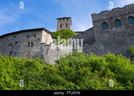 La Suisse, Canton du Valais, vallée du Rhône, District de Sion, Sion, Valère, Notre-Dame de Valère Banque D'Images
