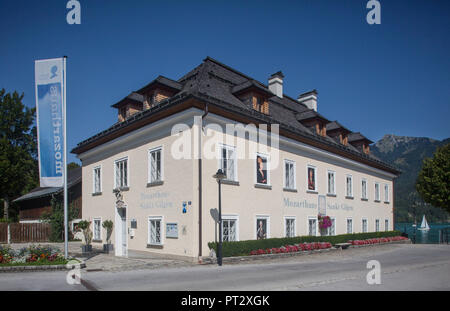 L'Autriche, l'état de Salzbourg, Salzkammergut, St.Gilgen, la Mozarthaus Banque D'Images