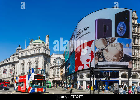 L'Angleterre, Londres, Piccadilly Circus Banque D'Images