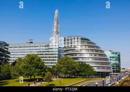 L'Angleterre, Londres, Southwark, London Bridge City, Potters Field et le tesson Banque D'Images