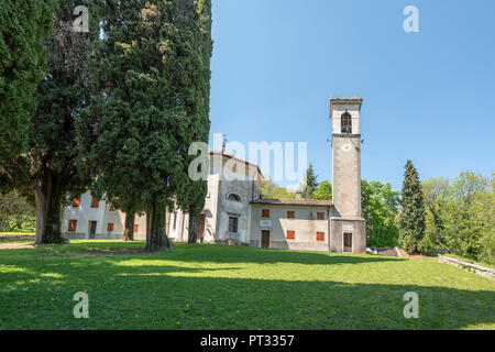 Possagno, province de Trévise, Vénétie, Italie, Europe, l'église San Rocco Banque D'Images