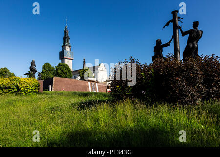 L'Europe, Pologne, Voïvodie de Silésie, Czestochowa - monastère Jasna Gora Banque D'Images