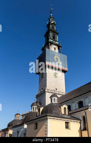 L'Europe, Pologne, Voïvodie de Silésie, Czestochowa - monastère Jasna Gora Banque D'Images