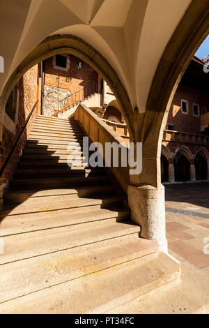 L'Europe, de la Pologne, de la Petite Pologne, Cracovie, Collegium Maius - Université jagellonne Banque D'Images