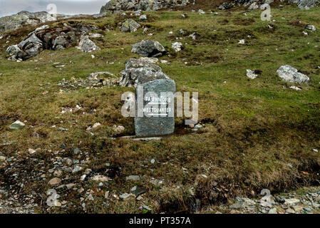 L'Irlande, le Connemara, l'île Inishboffin, Inis Bo Finne (île de la vache blanche) se trouve à 11 kilomètres au large de la côte de Galway. L'île est 5.7km par 4km. Banque D'Images