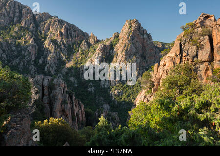 Calanques de Piana, Corse, France Banque D'Images