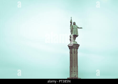 Monument de Christophe Colomb à Madrid, Espagne, Europe Banque D'Images