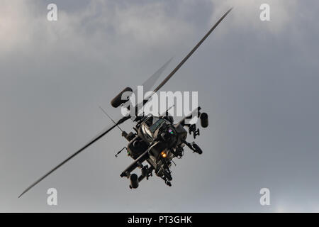 Coprs de l'armée de l'air hélicoptère Apache Longbow. Banque D'Images