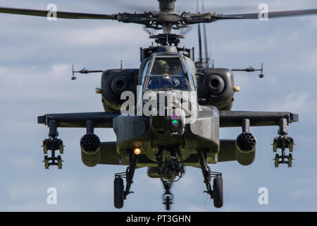 Coprs de l'armée de l'air hélicoptère Apache Longbow. Banque D'Images