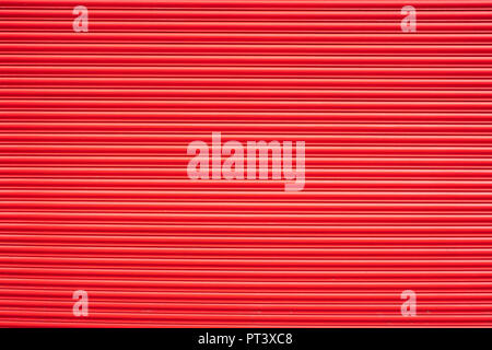 Close up d'un volet rouge Banque D'Images