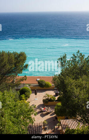 NICE, FRANCE - 22 avril 2017 : Villa privée à Nice sur la mer Banque D'Images