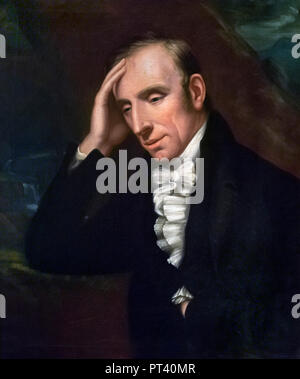 William Wordsworth (1770-1850) par Richard Carruthers, huile sur toile, 1818. Banque D'Images