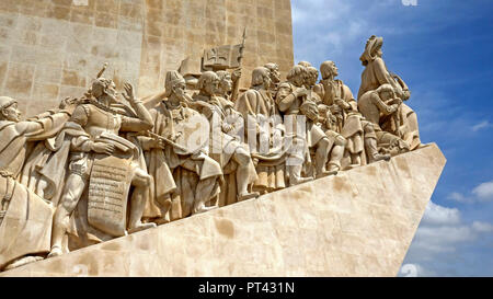 Monument de la découverte "Padrao dos Descobrimentos" à Belém, Lisbonne, Portugal, Europe Banque D'Images