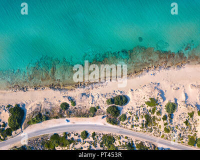 Vue aérienne de Salento, Pouilles, Salento, Italie, Europe, Banque D'Images