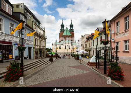 L'Europe, Pologne, Grande Pologne, Gniezno - La cathédrale de Gniezno Royal Banque D'Images