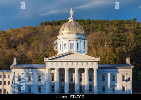 USA, New England, New York, Montpelier, Vermont State House Banque D'Images