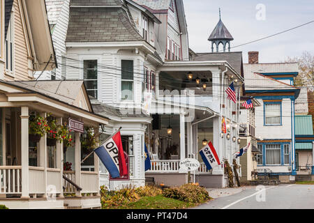 USA, New England, New York, Chester, vue sur la ville Banque D'Images