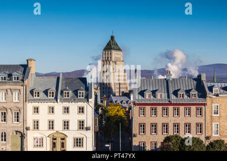 Canada, Québec, Québec, édifice : Building, l'un des plus anciens gratte-ciel au Canada Banque D'Images