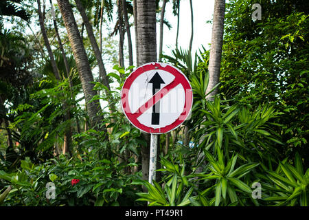 Aucun droit devant Banque D'Images