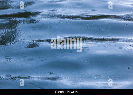 Canada, Québec, Estrie, Georgeville, sur l'eau de pluie Banque D'Images