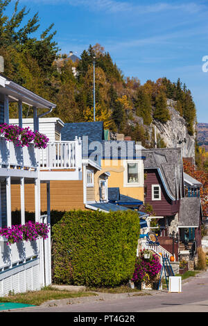 Canada, Québec , région de la Capitale-Nationale, de Charlevoix, de la Pointe-au-Pic, centre village Banque D'Images