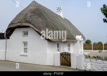 Chaumières à Kilmore Quay, Co Wexford, Irlande Banque D'Images