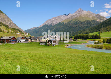 Somvih est une municipalité dans la région Maloja dans le canton suisse des Grisons. dans la vallée de l'Inn Banque D'Images