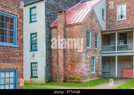 Parc historique national Harpers Ferry en Virginie de l'Ouest dans l'United States Banque D'Images