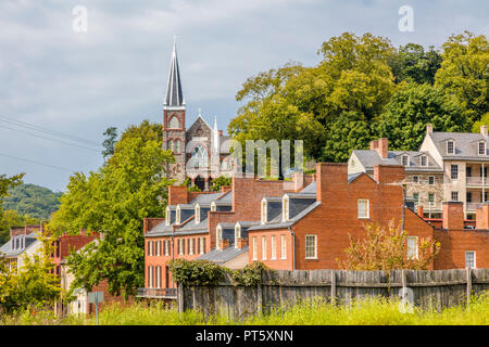 Parc historique national Harpers Ferry en Virginie de l'Ouest dans l'United States Banque D'Images