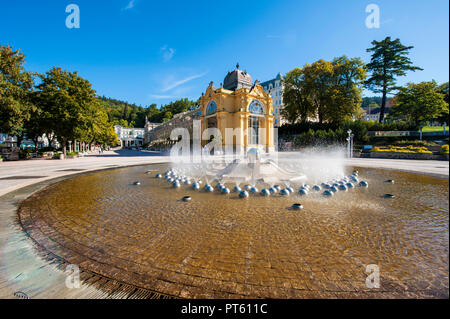 Marienbad - Marianske Lazne - ville thermale de l'ouest de la Bohême, de la Tchéquie. Banque D'Images