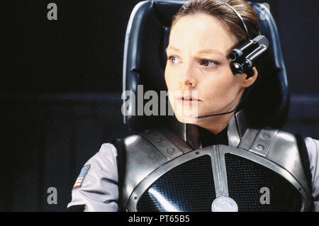 Film Original Title : Contact. Titre en anglais : CONTACT. Année : 1997. Réalisateur : Robert Zemeckis. Stars : Jodie Foster. Credit : Warner Brothers / Album Banque D'Images