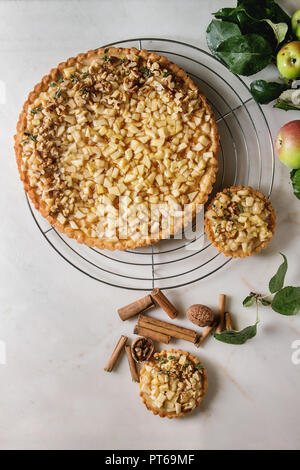 Tarte aux pommes Banque D'Images