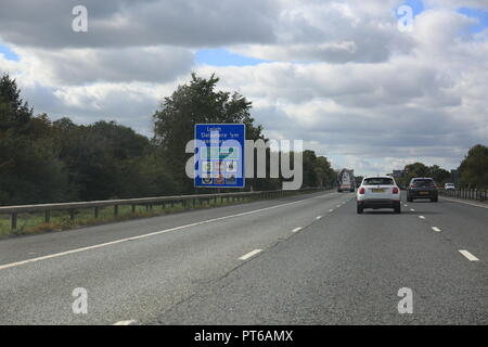 Les panneaux d'autoroute Banque D'Images