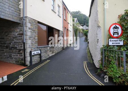 Mill Road Padstow Banque D'Images